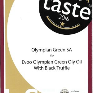 Evoo Olympian Green Oly Oil With Black Truffle