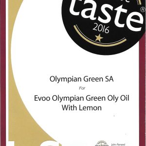 Evoo Olympian Green Oly Oil With Lemon
